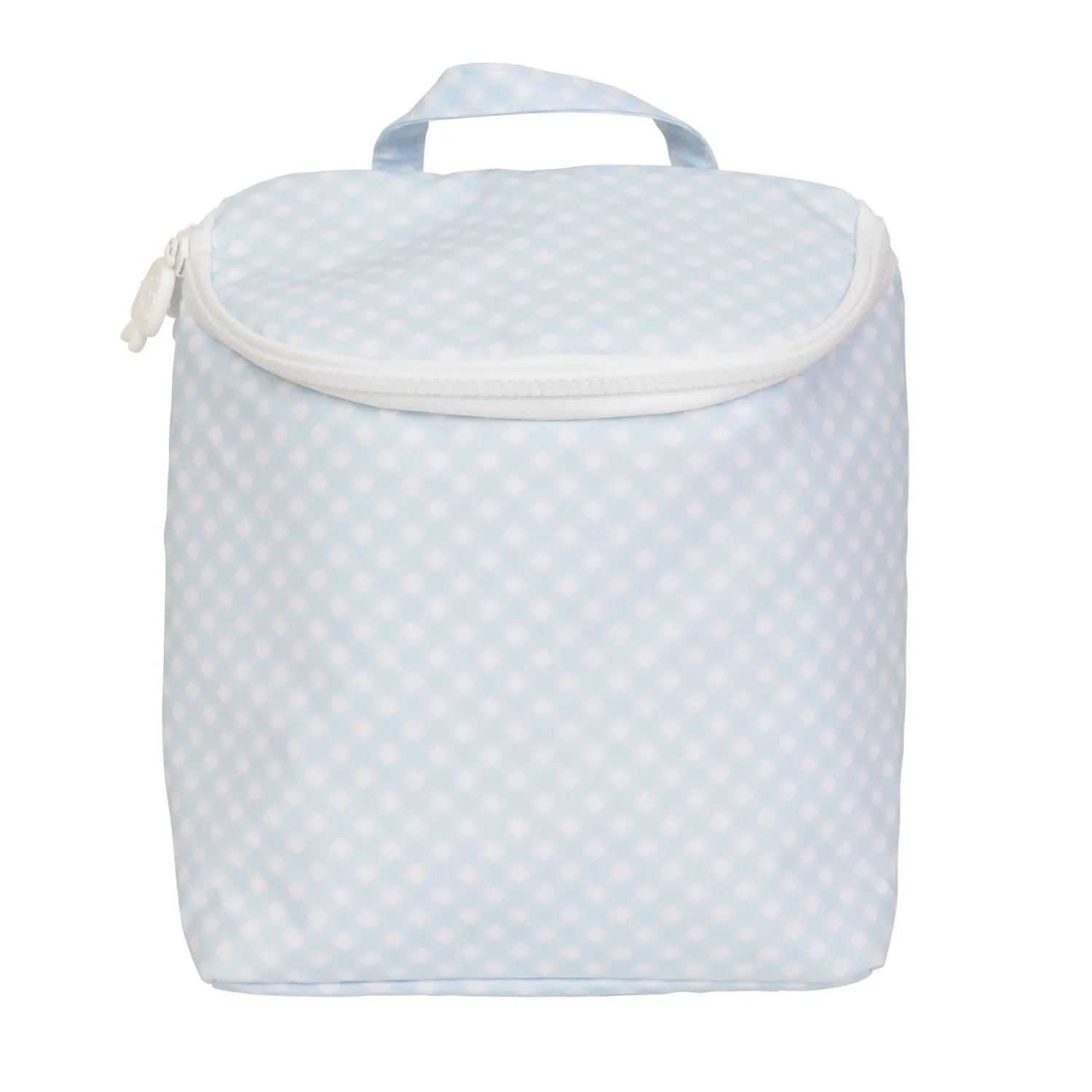 Apple Of My Isla - The Bottle Bag, COLOR: Blue Gingham