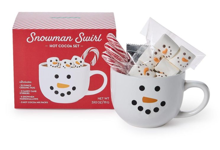 Snowman Swirl Set in Gift Box