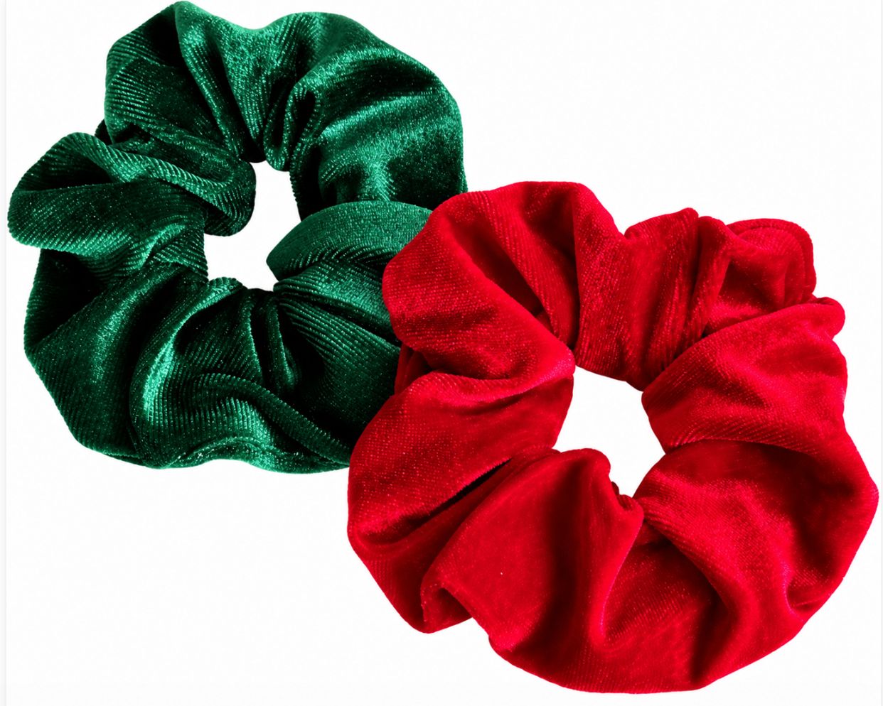 Velvet Holiday Scrunchie