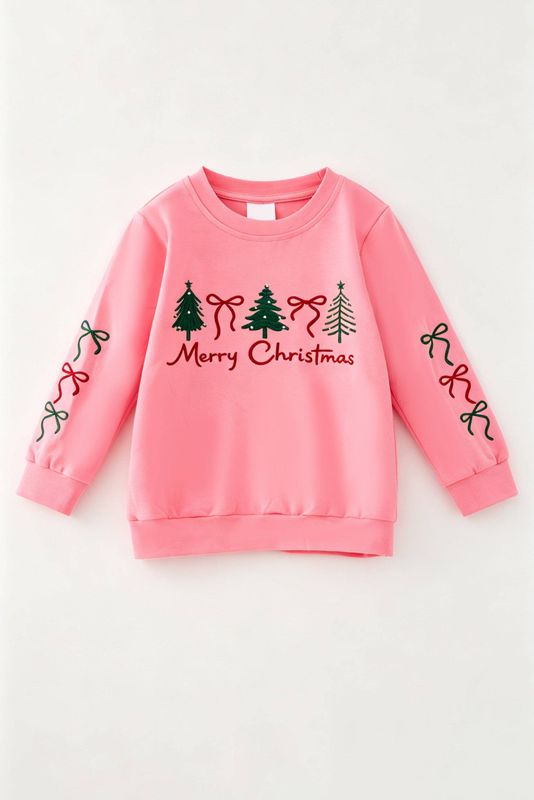 Pink Merry Christmas Sweatshirt