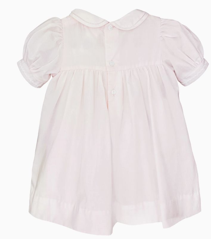 Pink Heirloom Smocked Pinktuck Dress