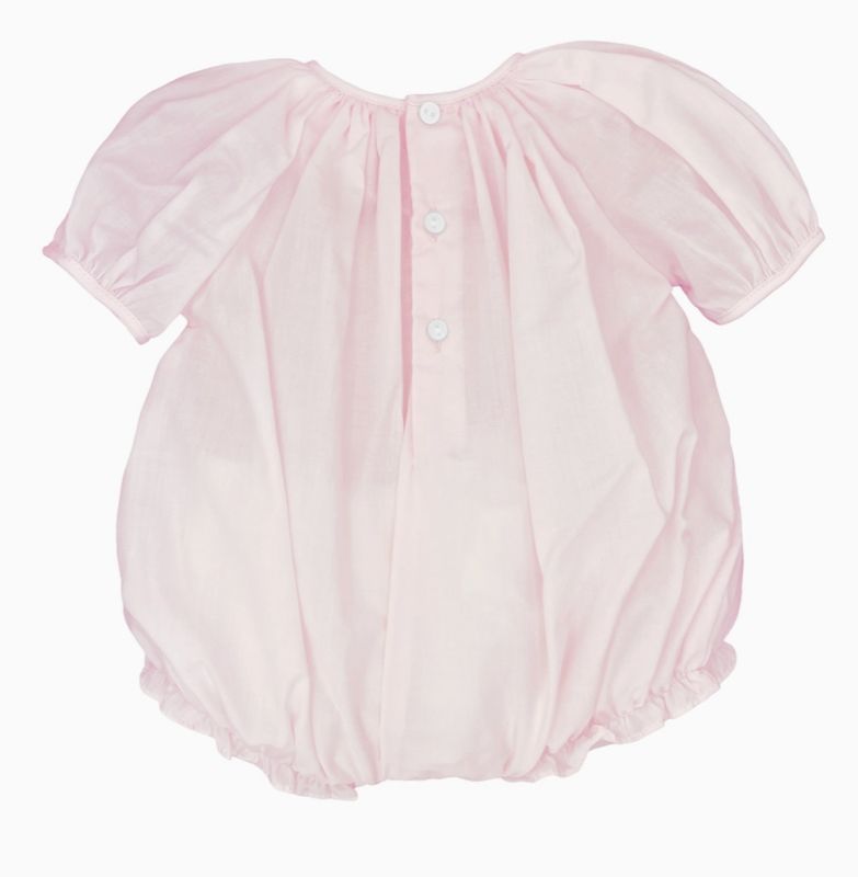 Pink Smocked Baby Bubble