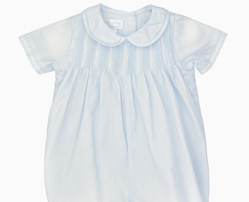 Heirloom Pink Tuck Blue Bubble