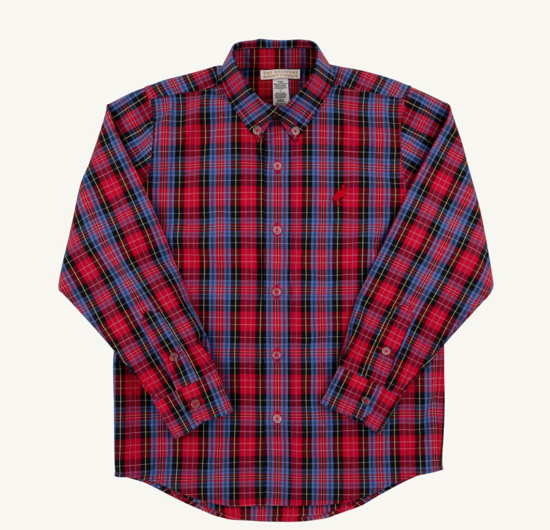 Dean's List Dress Shirt- Buckhead Tartan
