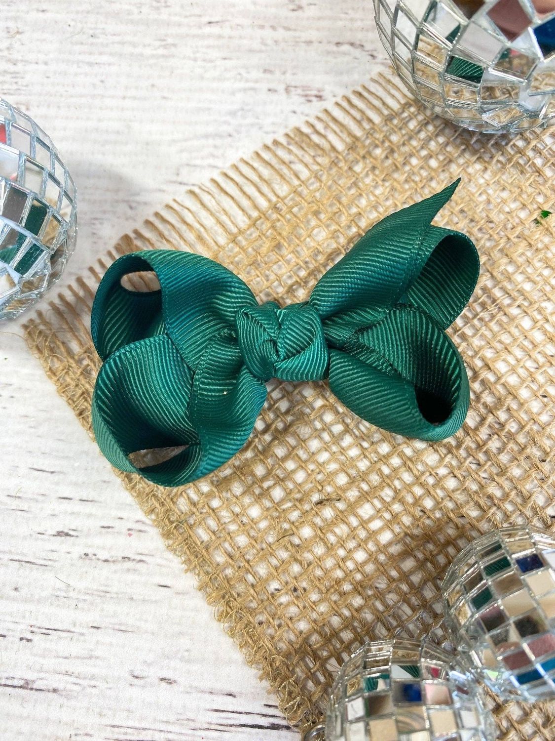 3" Grosgrain Bow | Hunter Green