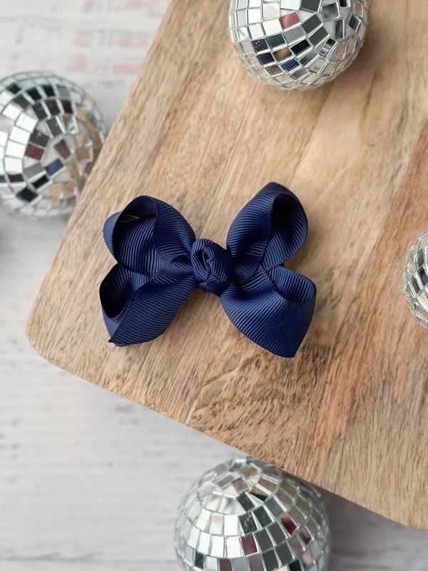 3" Grosgrain Bow | Navy