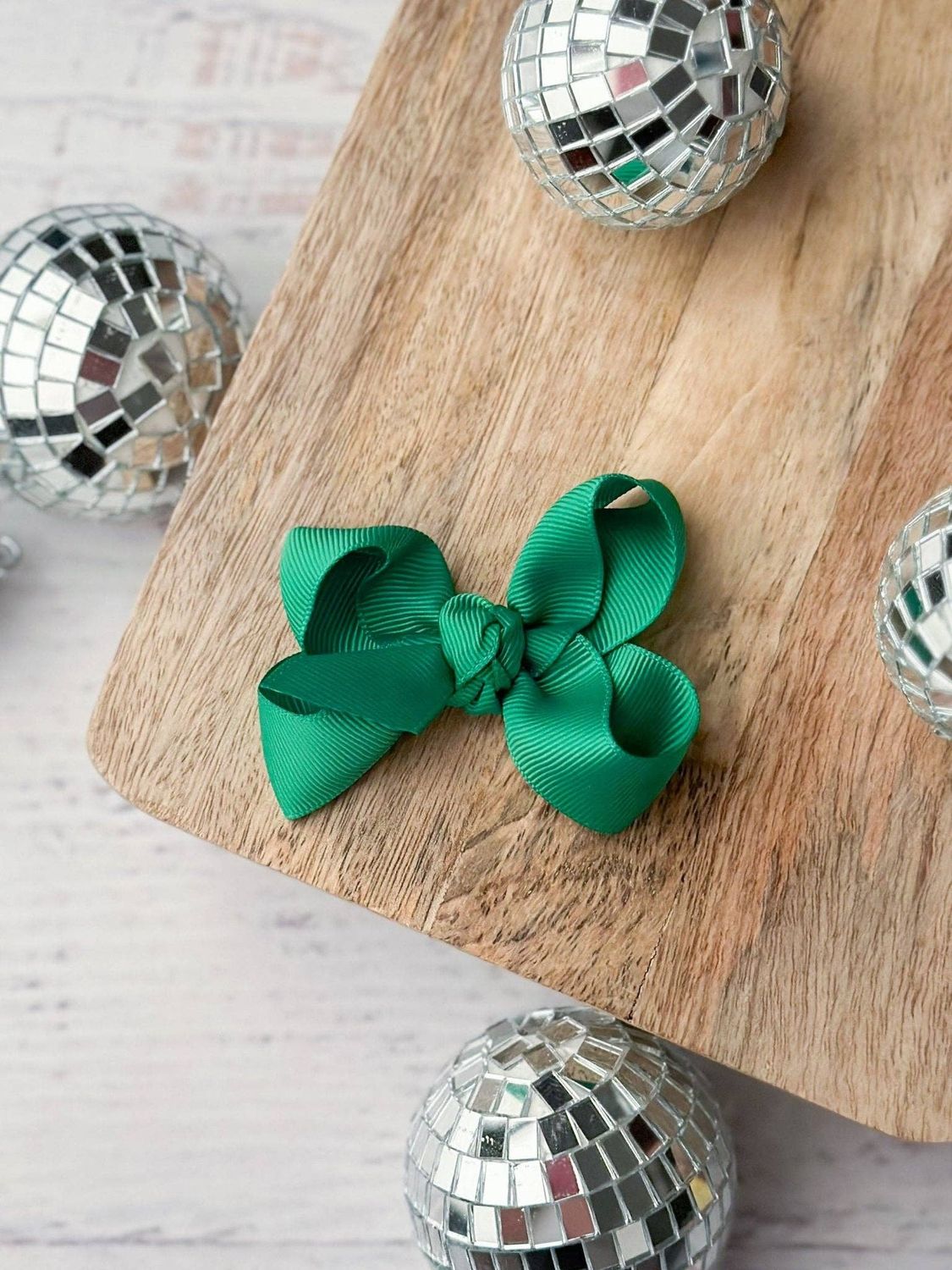 3" Hair Bow | Emerald