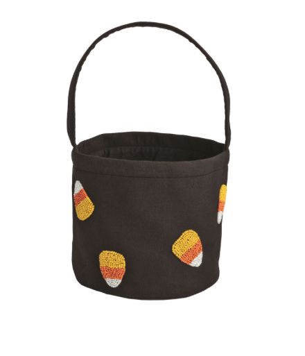Candy Beaded Halloween Bucket