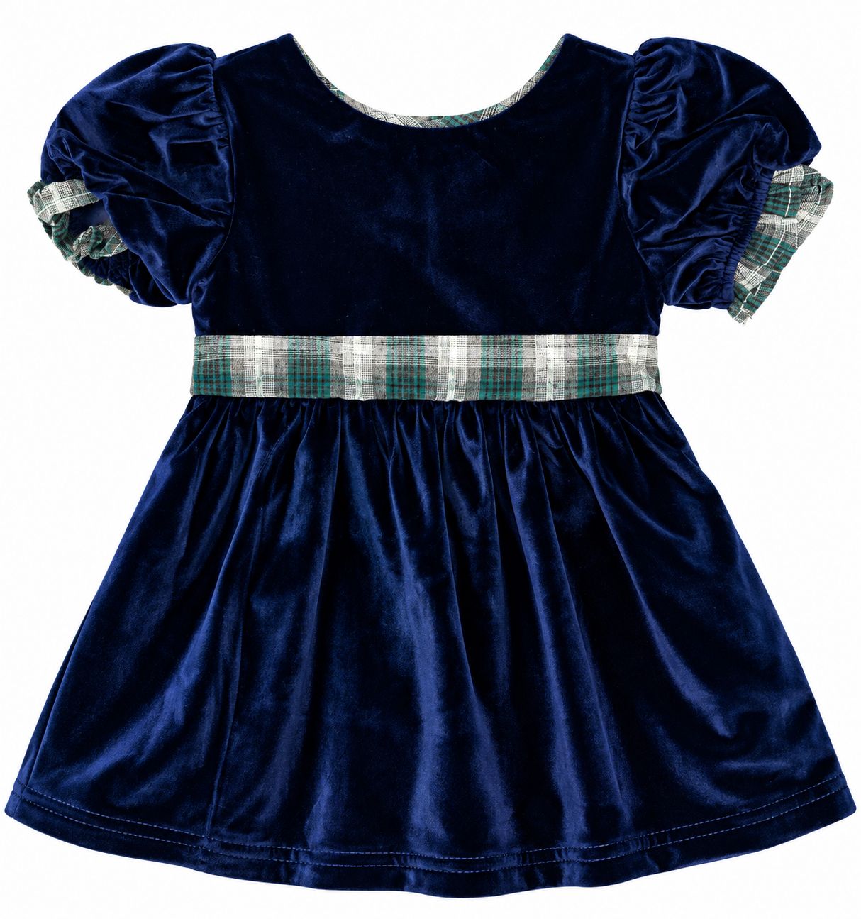 Navy Velvet Holiday Dress