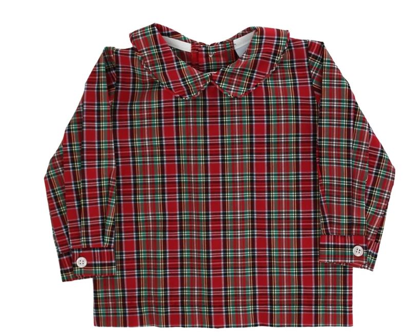 Tartan Peter Pan LS Shirt