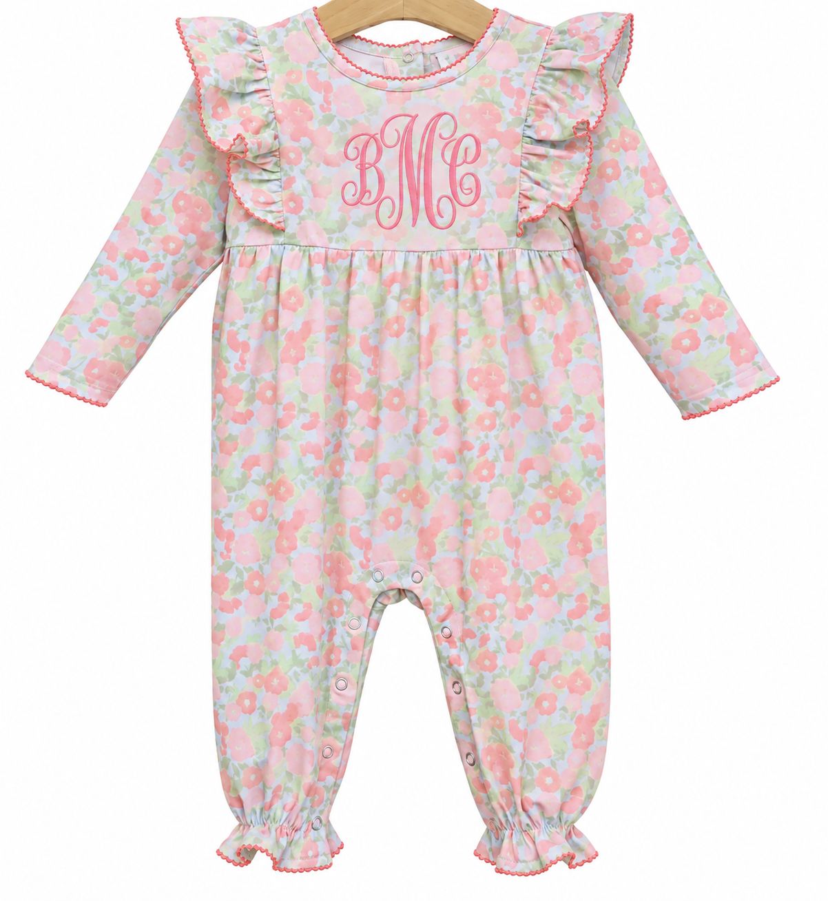 Cottage Blooms LS Romper