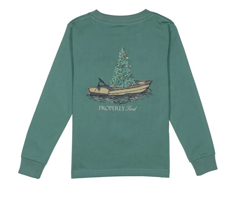 Boys Jolly Boat LS Marine T Shirt