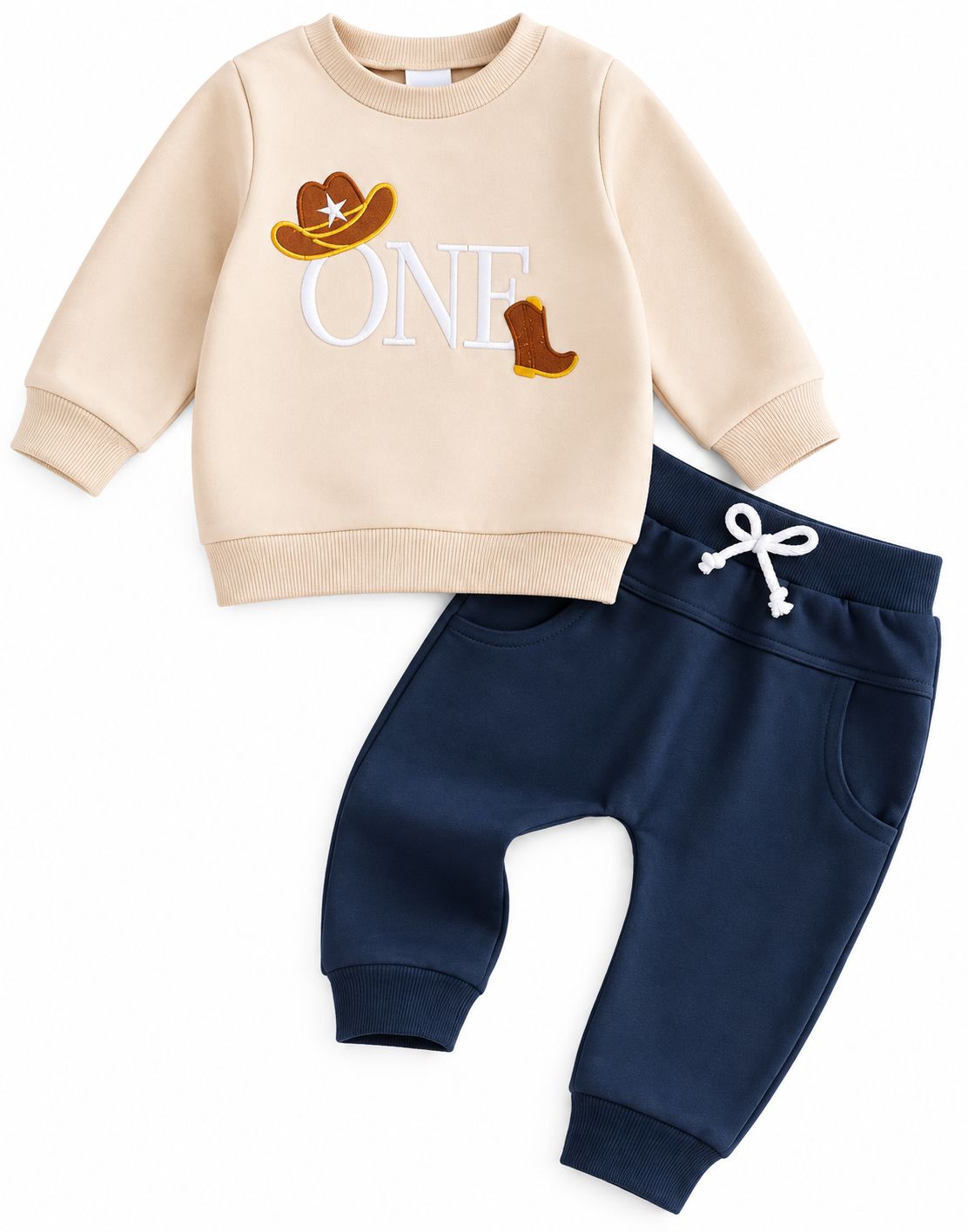 Cowboy ONE LS Birthday Outfit