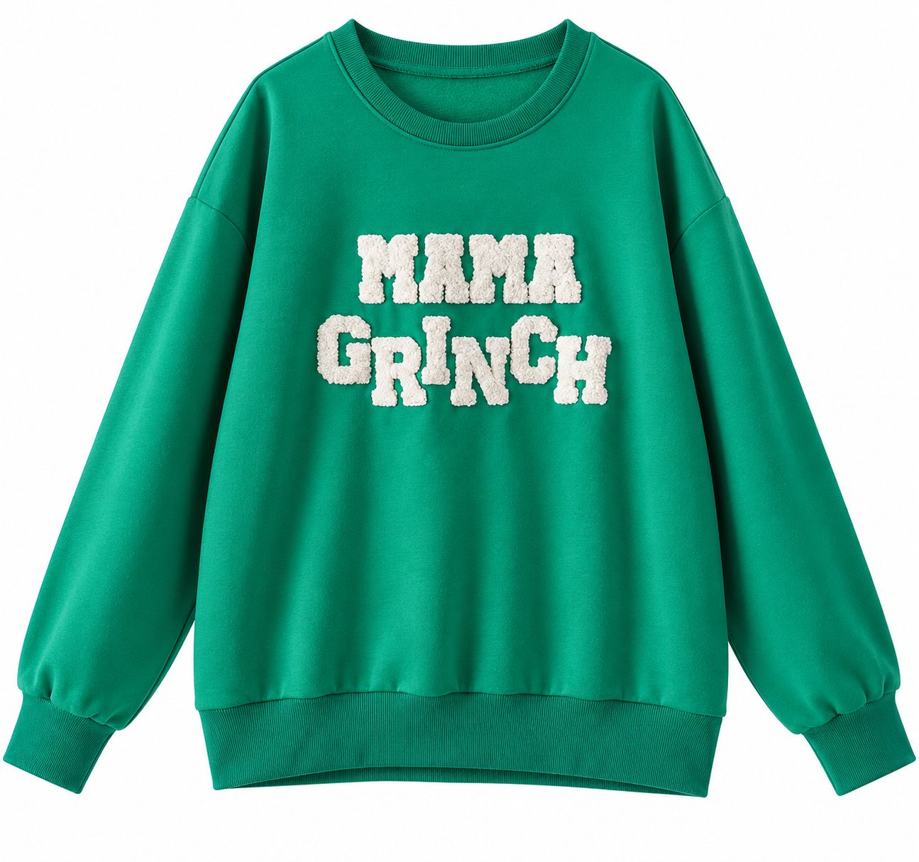 Mama Grinch French Knot Sweatshirt
