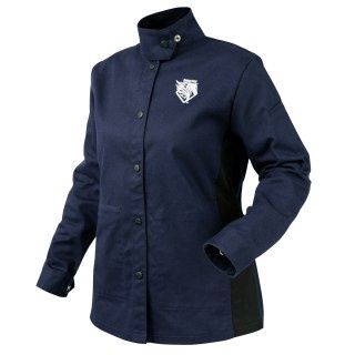 BLACK STALLION FR ANGELFIRE WOMEN&#39;S 9OZ NAVY WELDING JACKET - JF1015-NB