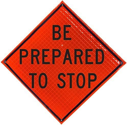 Dicke 48&quot; Superbright Reflective Safety Road Roll-Up Sign