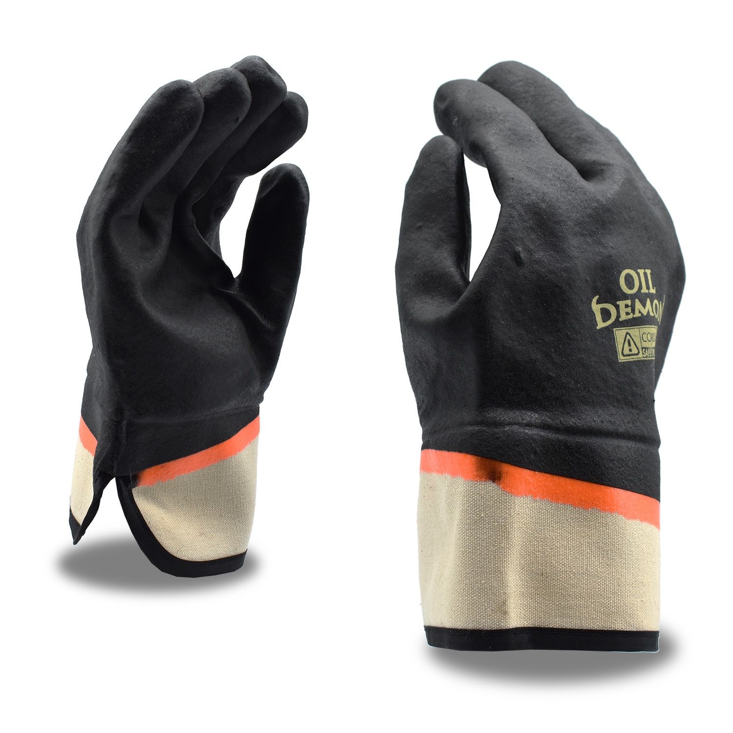 Cordova Safety Oil Demon, PVC, Safety Cuff Glove #5300J