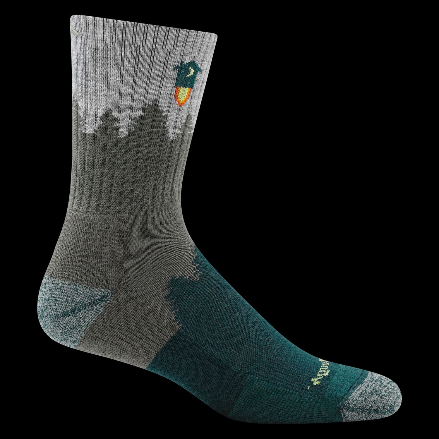 Darn Tough Men&#39;s Number 2 Micro Crew Midweight Hiking Sock #1974