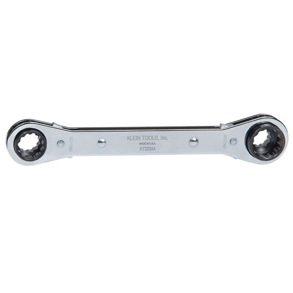 Klein Lineman&#39;s Ratcheting 4-in-1 Box Wrench KT223X4