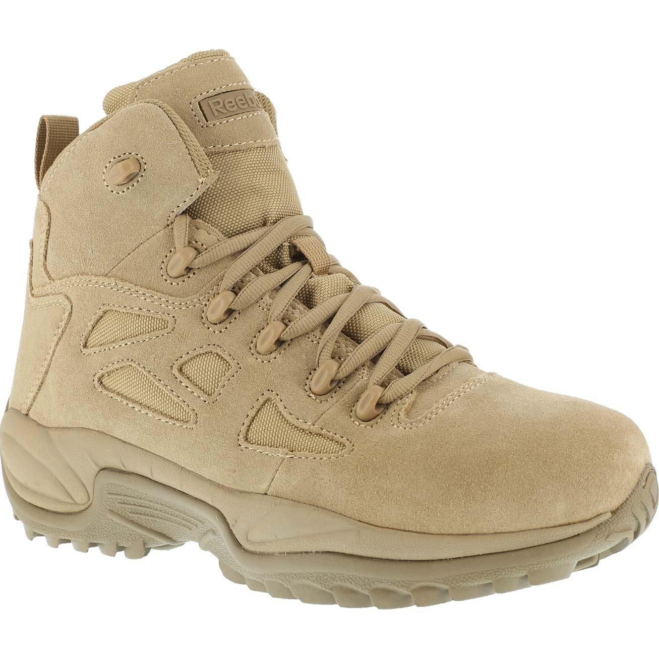 Reebok Rapid Response 6&quot; Soft Toe Side Zip Boot #RB8695