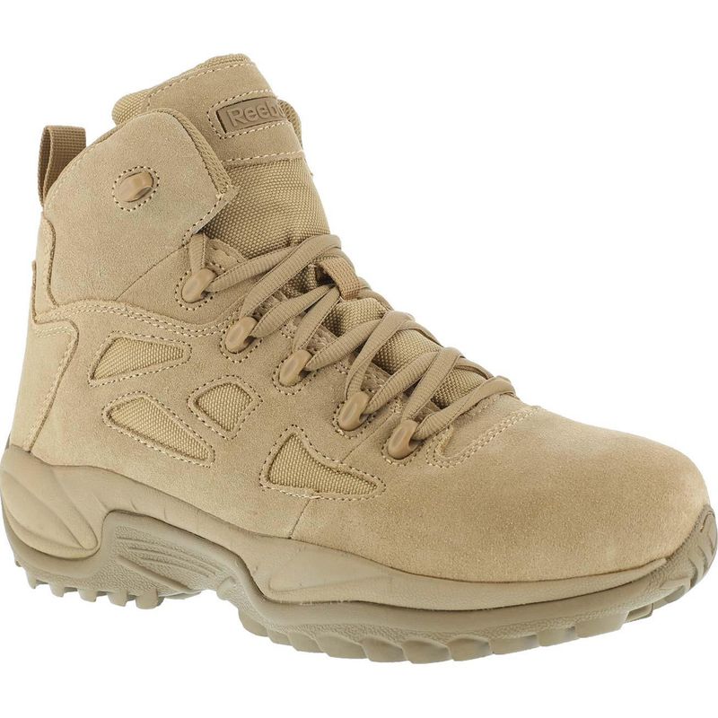 Reebok Rapid Response 6&quot; Soft Toe Side Zip Boot #RB8695