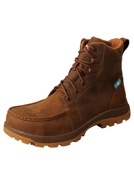 Twisted X Men’s 6″ Oblique Nano Composite Toe Waterproof  Work Boot