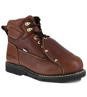IronAge Brown 6&quot; Metatarsal Protection, Steel Toe #IA5017