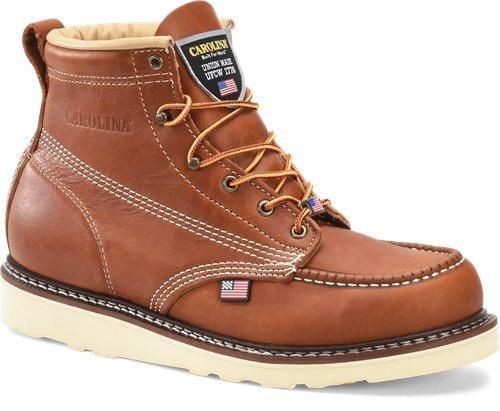 Carolina Men&#39;s 6&quot; Steel Toe, Moc Toe Wedge Boot #CA7503- Discontinued