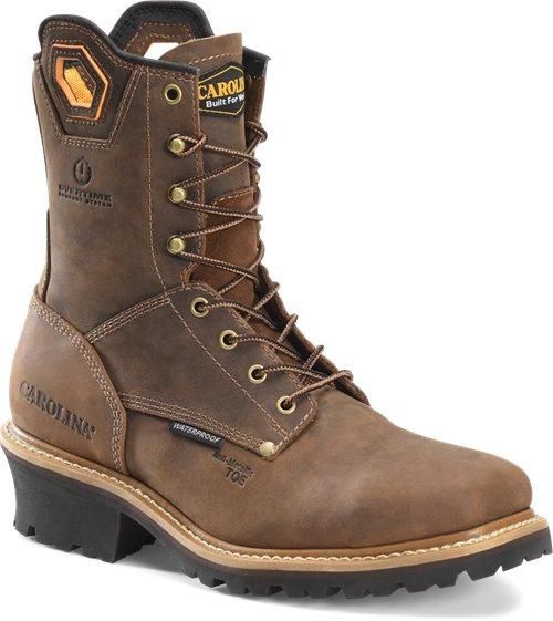 Carolina Coppice CA9855 Men’s 8” Waterproof Comp Toe Square Toe Logger