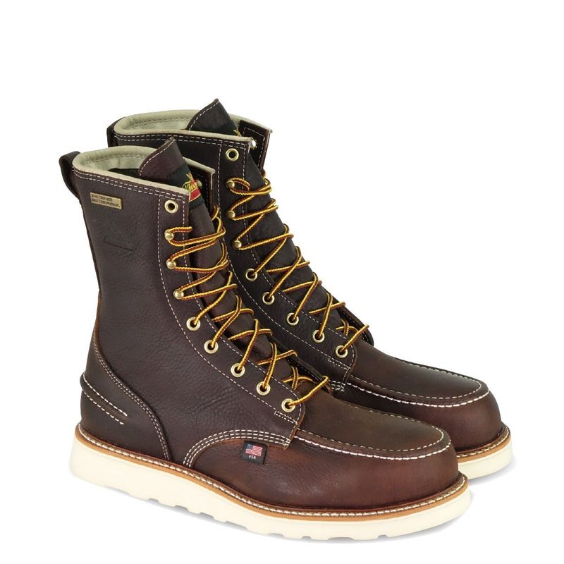 Thorogood 8&quot; Moc Steel Toe Waterproof Boot #804-3800