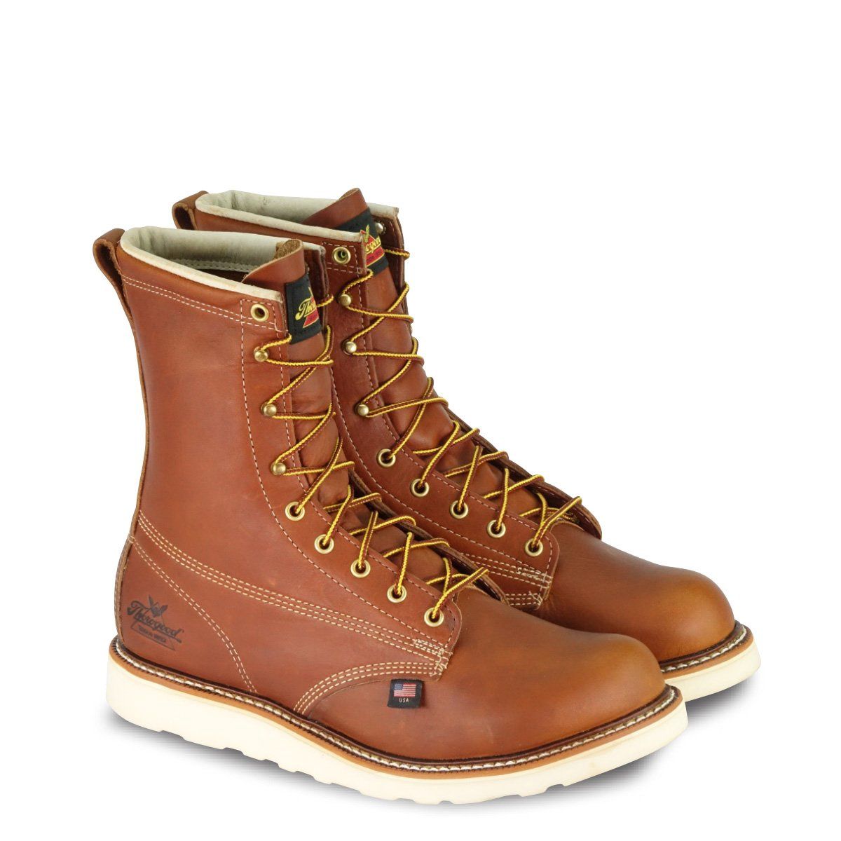 Thorogood 8&quot; Plain Soft Toe Work Boot #814-4364