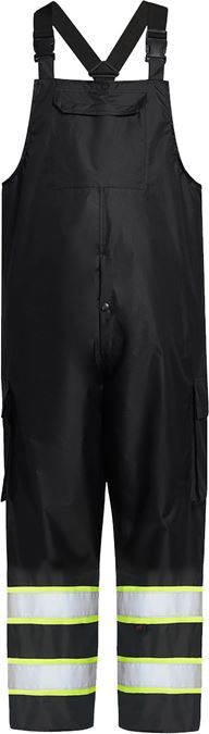 GSS Class E Premium Waterproof Black Rain Bib - NON ANSI #6809
