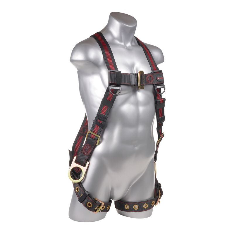 KStrong® Kapture™ Elite 5-Point Full Body Harness, Dorsal D-ring, 2 Side D-rings, TB Legs (ANSI)