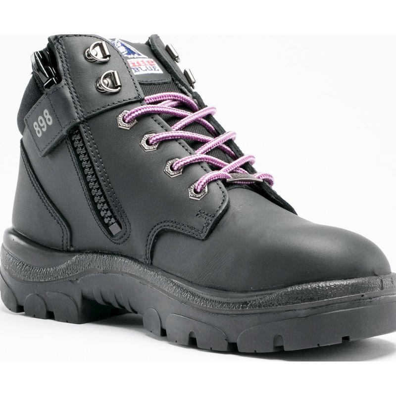Steel Blue Women&#39;s Parkes with Side Zipper- Steel Toe #812898