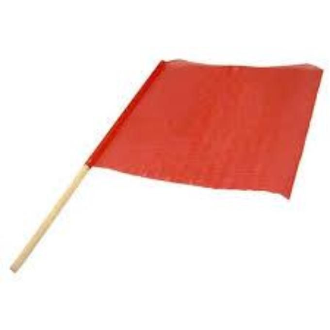 2W Safety Mesh Orange Flag with 30&quot; Dowel