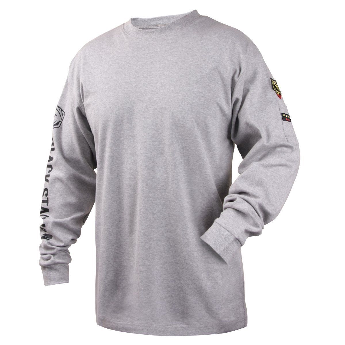 Black Stallion FR Cotton Knit Long-Sleeve T-Shirt