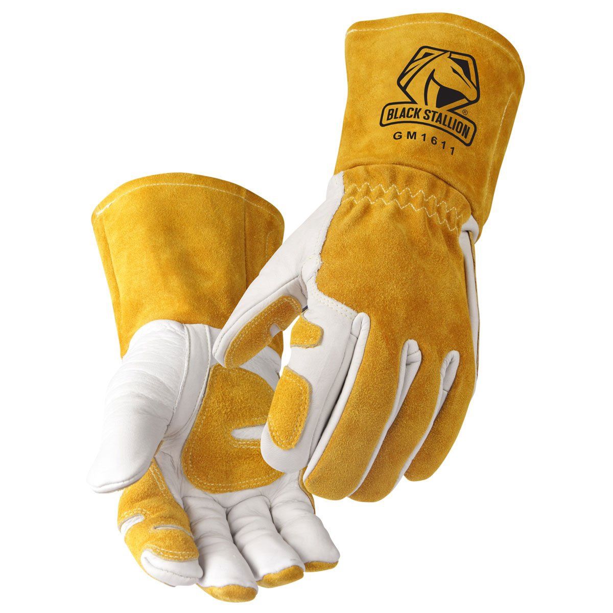 Black Stallion Cowhide MIG Glove with Reinforced Palm &amp; Thumb