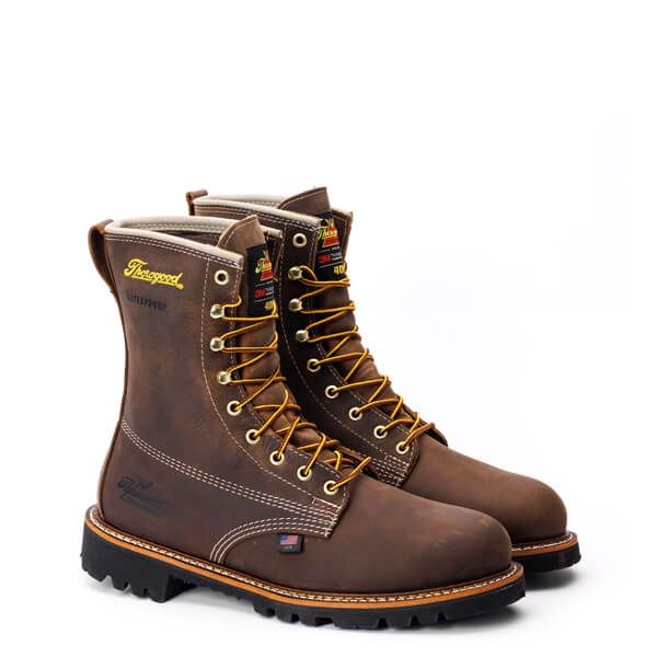 Thorogood USA American Heritage-8&quot; Waterproof, Insulated Soft Toe #814-4520