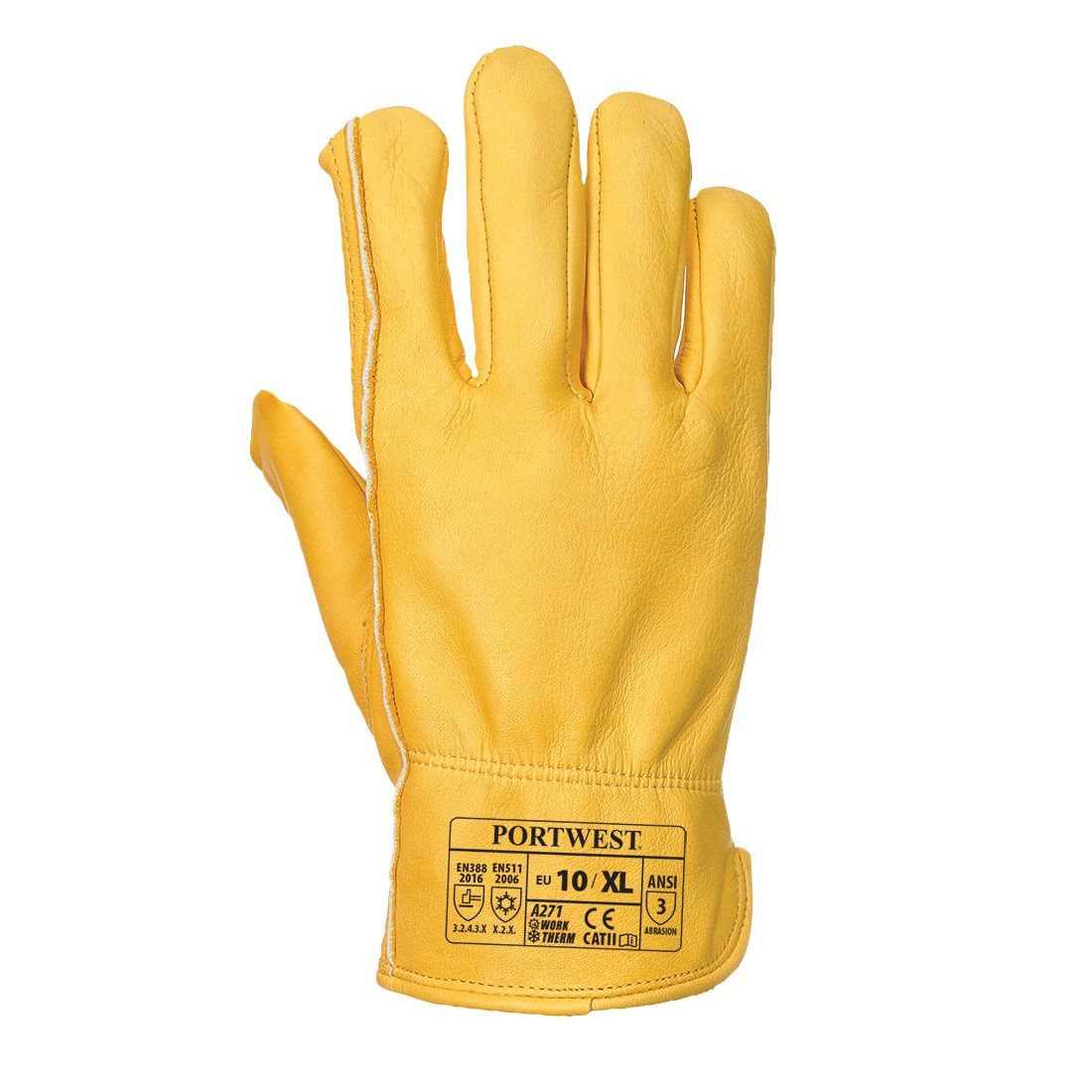 Portwest Lined Driver Glove Tan