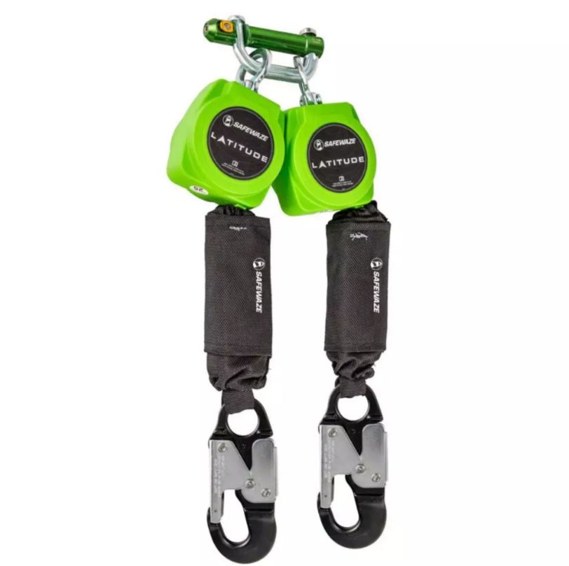 Safewaze Latitude 6&#39; Dual Web SRL BWB, Alu Snap Hooks #019-5053