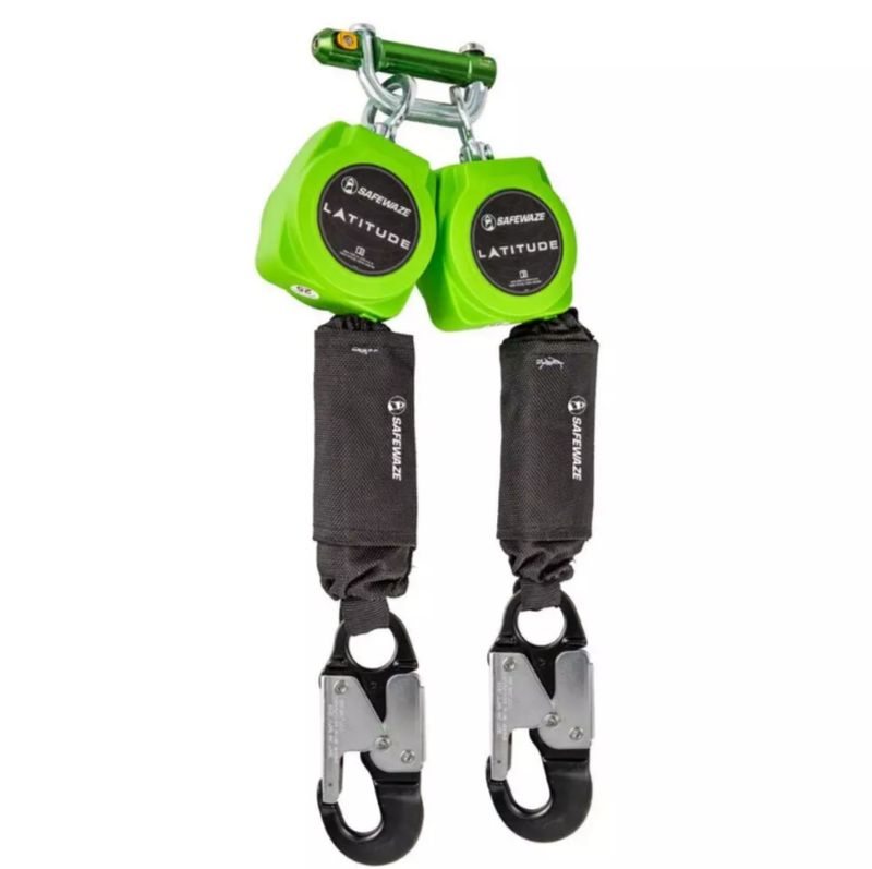 Safewaze Latitude 6&#39; Dual Web SRL BWB, Alu Snap Hooks #019-5053