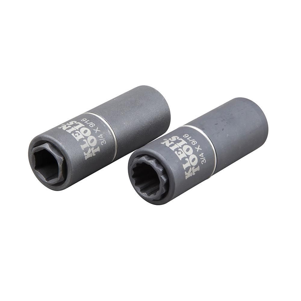 Klein 2-in-1 Impact Socket, 3/4 and 9/16 inch