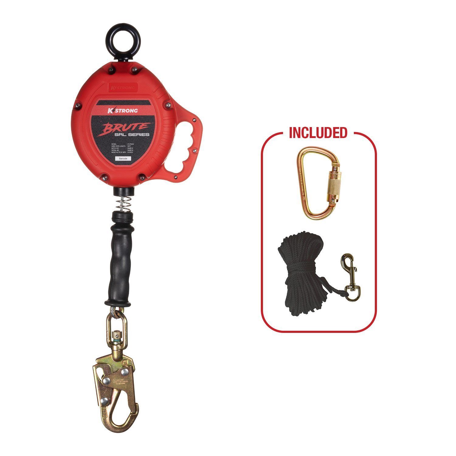 KStrong® Brute Cable SRL with Snap Hook
