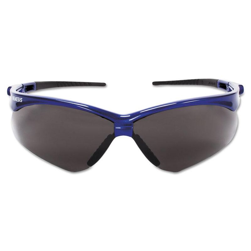 Nemesis Smoke Lens Blue Frame Safety Glasses #47387
