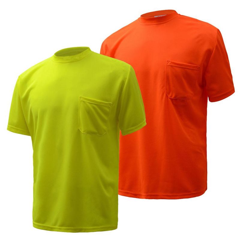 GSS Safety Waffle Knit HI-VIS Pocket T-Shirt