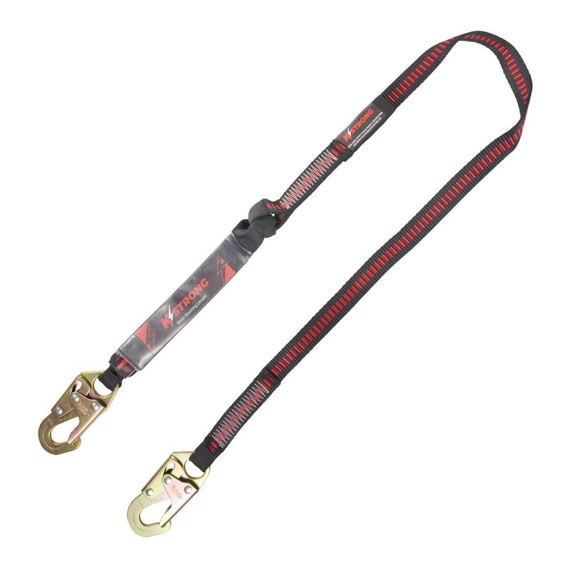 KStrong® 6 ft. Shock Absorbing Lanyard w/ Snap Hooks