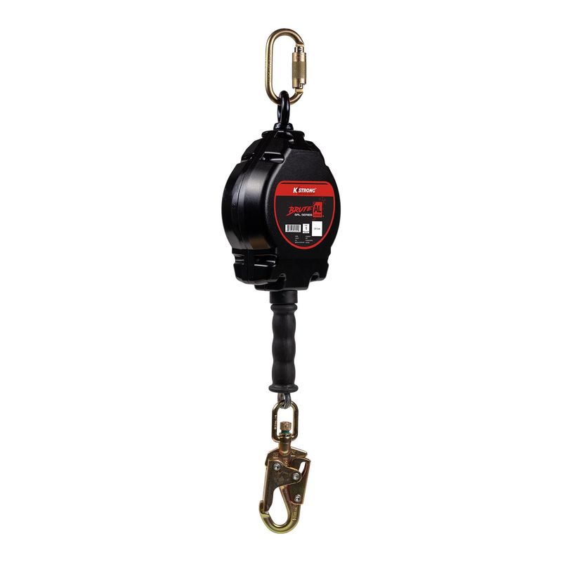 KStrong BRUTE-AL 30 ft. Aluminum Housing Cable SRL w/ Snap Hook (ANSI) #UFS480030
