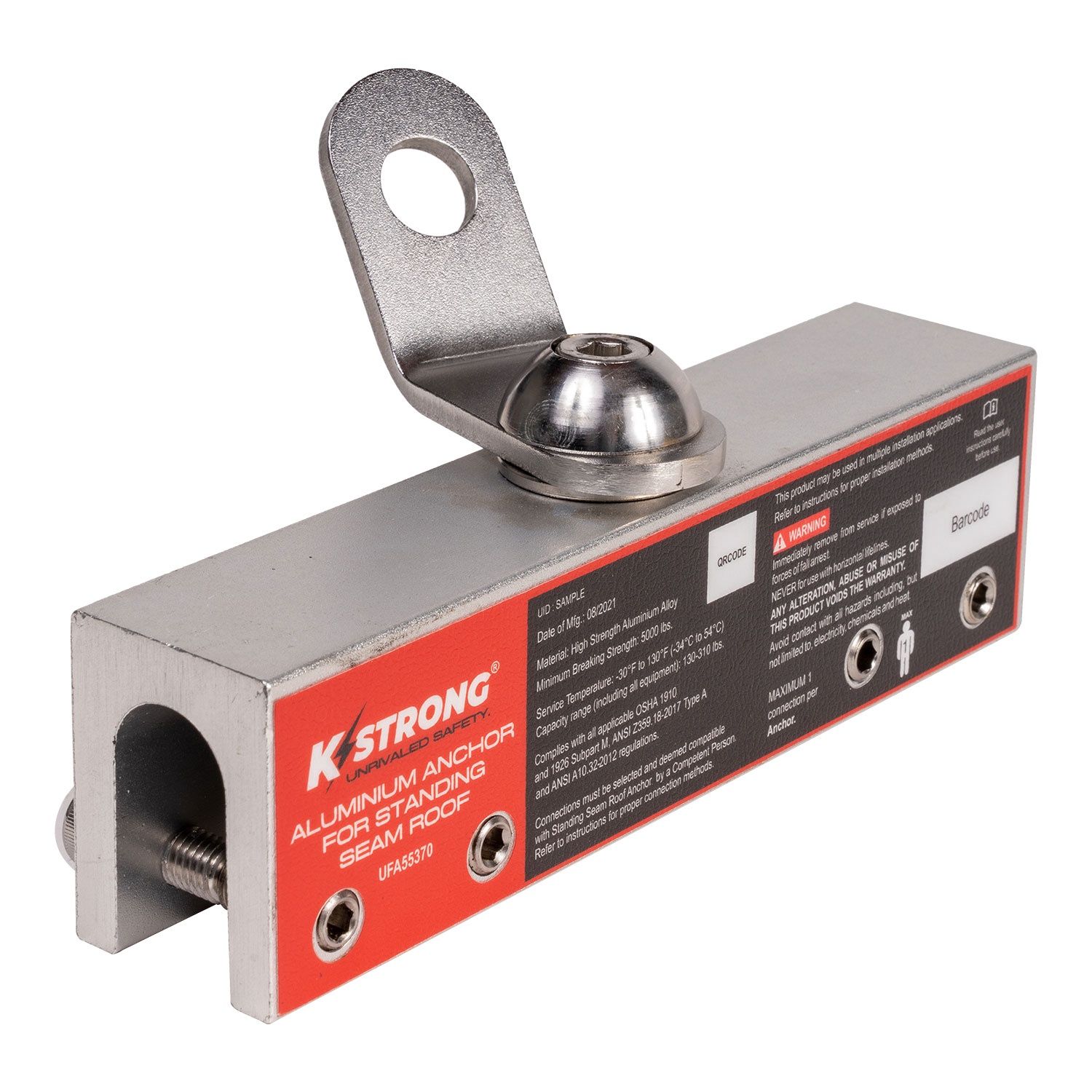 KStrong Single Seam Roof Anchor (ANSI) #UFA55370