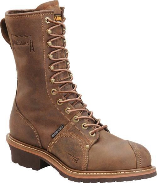 Carolina Men&#39;s 10&quot; Waterproof, Composite Toe, Linesman Boot #CA1904