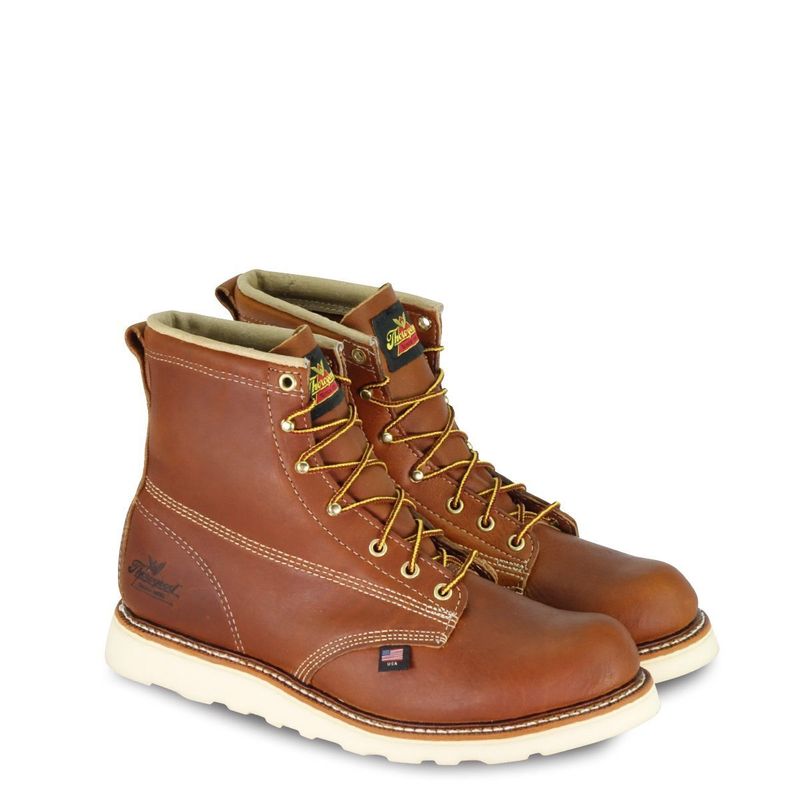 Thorogood American Heritage 6&quot; Plain Soft Toe #814-4355(Discontinued)